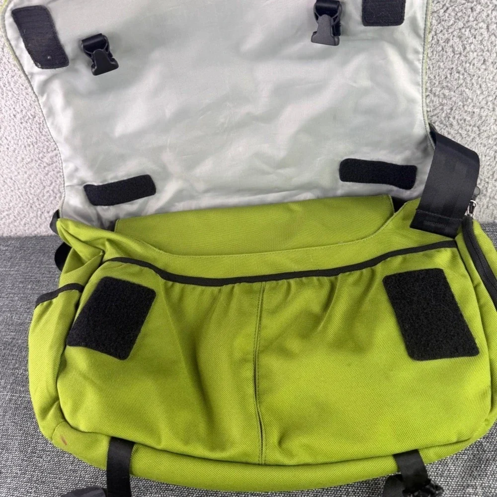 Vintage Patagonia Half Mass Messenger Bag Green Laptop Crossbody Shoulder Bag